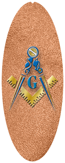 DNSA18-370-SH-CP Masonic Lodge Shimmer Copper